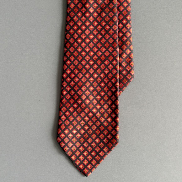 Brooks Brothers Other - Brooks Brothers Makers All Silk Tie | Black Red‎ Gold | England Foulard